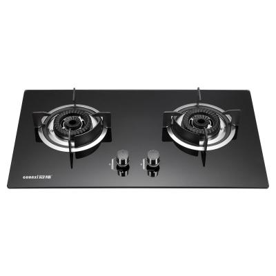 China Hotel Gas Stove Kitchen Appliance 2 Burner Gas Cooker Gas Cooktop for sale