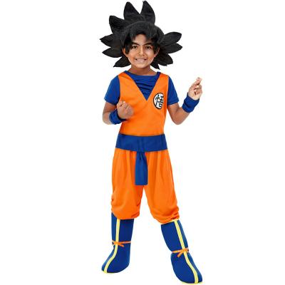 China 2021 children's pants new men and women of the wukong ball dragon clothing full set of uniforms for son-Goku cosplay anime costume cosplay for sale