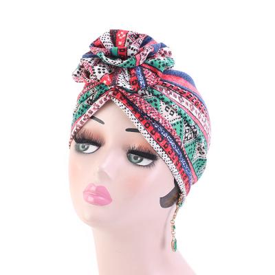 China Women's Daily Life Top Sale FENNYSUN Custom Turban Hat Knot Headband Hair Accessories Women for sale