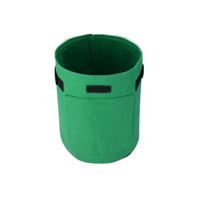 China 40 Gallon Durable Round Greenhouse Breathable Garden Mushroom Grow Pots Vegetables Planting Planter Fabric Grow Bags for sale