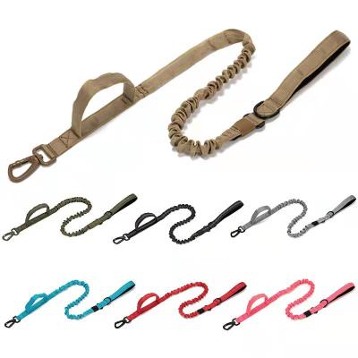 China Thoughtful High Quality Outdoor Tactical Training Easy Disassemble Pet Supplies Dog Collar Leash Traction Rope for sale