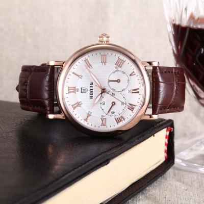 China Wholesale Classic Full Calendar Waterproof Logo Stainless Steel Men Wrist Exclusive Luxury Custom Slim Quartz Watch for sale