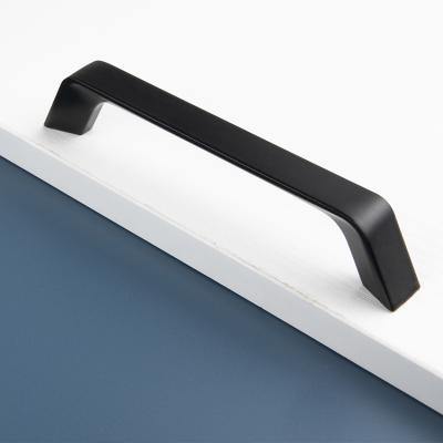 China Modern Wholesale Vintage Black Heavy Duty Door Handle Zinc Alloy Universal Kitchen Handles for sale