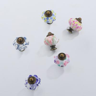 China Modern Hot Selling Door Handles Cabinet Door Knob Wardrobe Knob Drawer Cabinet Handle Colored Pulls for sale