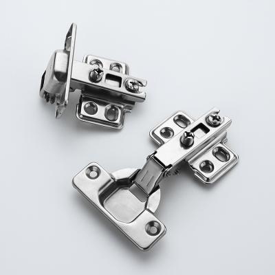 China Full Overlay Half Overlay Traditional Hinge Nickel Plated 105 Degree Iron Kitchen Cabinet Door Hinges for sale