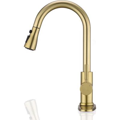 China Sense Faucets Wholesale Swept Swept Gold Water Health Kitchen Mixer Water Health Kitchen Faucet for sale