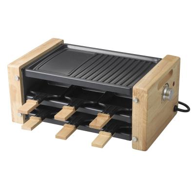 China Raclette 6 outdoor grill for sale