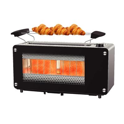 China Household Glass Toaster With Muffin Warmer for sale