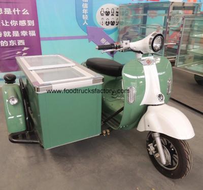 China Temperature adjustable from -180 to best quality 5 degree isuzu freezer solar powered electric bicycle ice cream food trailer cart toy van truck for sale for sale