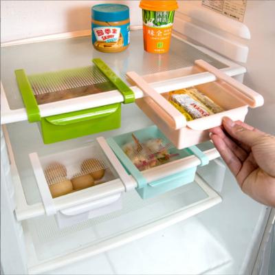 China Expandable Fresh Preservation Refrigerator Plastic Kitchen Food Fruit Storage Containers Box Fridge Organizer Set Bins for sale