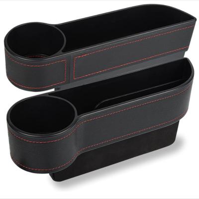 China 27*14*6cm Front Seat Side Storage Space Car Pocket Organizer High Quality Automotive Cup Holder Between Seats for sale