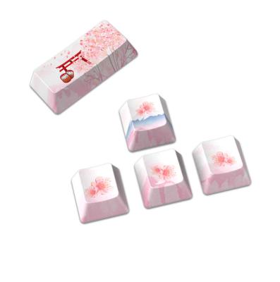 China Computer Keyboard 127 Key Set Customized Key Cap Double PBT Color Injection Keycap For 61/64/68/72/75/84/87/96/104/108 Key Mechanical Keyboard for sale