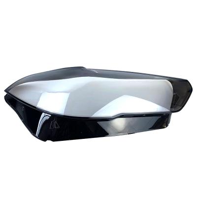 China PC Auto Parts Black Border Headlight Clear Lens Cover For BMW X5 G05 2019-2021 Year for sale