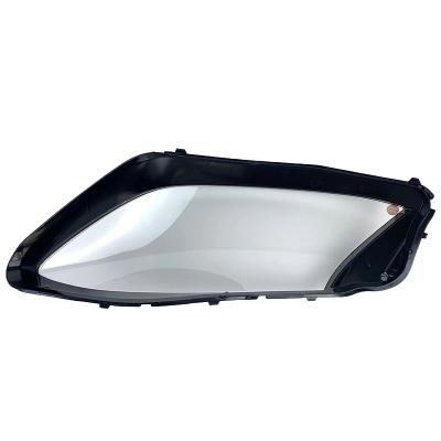 China PC Style New Black Frontier Clear Headlight Lens Cover For Benz S Class W222 18-20 Year for sale