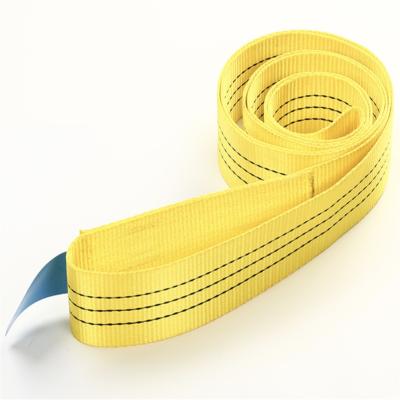 China Lifting Tool 8T 10T 12T Polyester Webbing Flat Endless Round Sling for sale