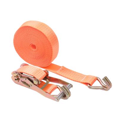 China 75MM 3INCH 10T Polyester webbing European standard ratchet lashing lashing tie down strap for sale