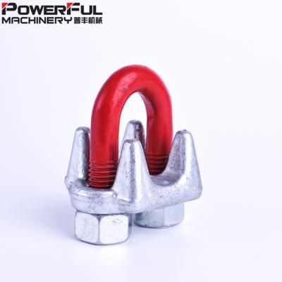 China For steel wire rope GALVANIZED US DROP TYPE WIRE ROPE BULLDOG CLIP FOR STEEL WIRE ROPE for sale