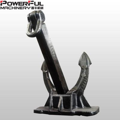 China Marine Black Painted CB711-95 Spek Type Offshore Boat Anchor For Boats for sale