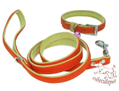 China nylon dog leash with collar set, big discount for sale