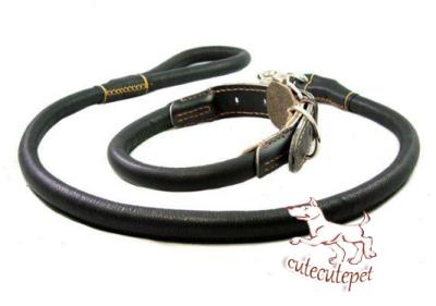 China leather dog leash for all sizes dogs for sale