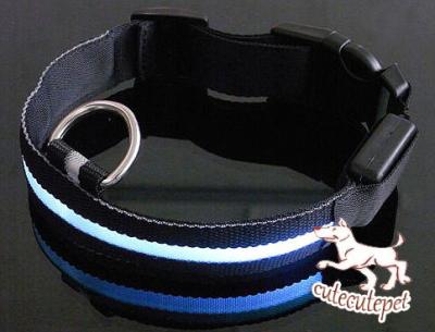 China Newest  LED dog collar, LED lighting for dog collar, safe and fashionable for sale