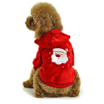 China Red dog clothes santa apparel for sale