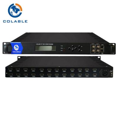 China Digital TV Head-end System HD Multiple Channels MPEG-4 AVC/H.264 Video Input Coding to IP over UDP/RTP Protocol Encoder for sale