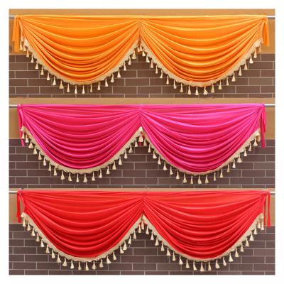 China Colorful Event Home Decoration Supplies Festival Decoration Curtain Wedding Props Ring Tassel Curtain Party Background Decor Decorative Backdrops for sale