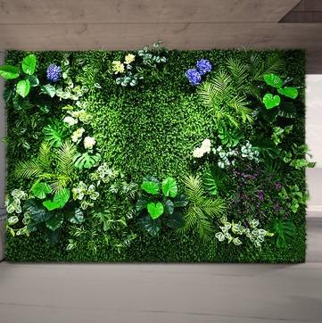 China Outdoor Indoor Decoration Customized Green Wall Plants Wall Artificial Decorative Flower and Wedding Background Plant Wall Party Event Decoration for sale