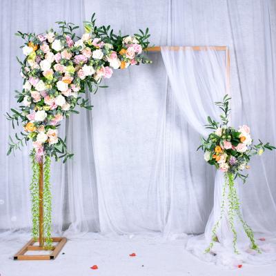 China Factory price durable wedding arch backdrop 2*2m square balloon stand arch for wedding decoration for sale