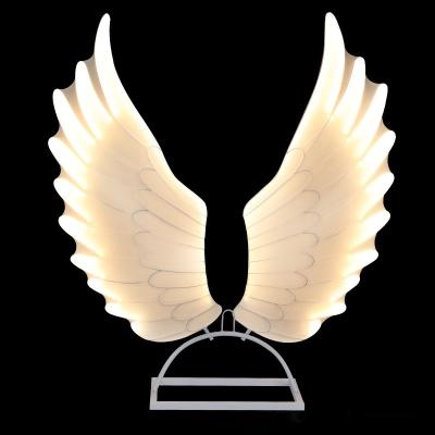 China Wedding NEW ARRIVAL corner wings LED stage light background decoration for wedding party hotel decoration supplies for sale