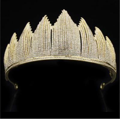 China HOT Rhinestone Phone Line Shape Tiara Hairbands For Queen Silver Tiara Headpiece Bridal Crown Wedding Prom Hair Jewelry Adornments Beauty Pageant for sale