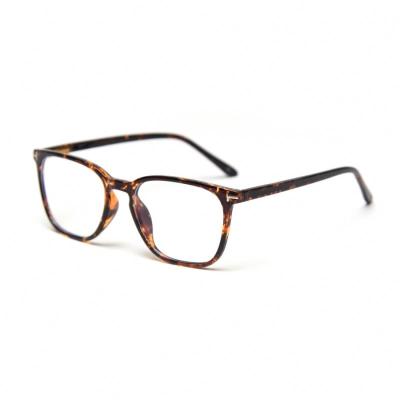 China For reading glasses 2022 myopia flat glasses new spring-leg square glass frame male flat mirror T female orange glasses for sale