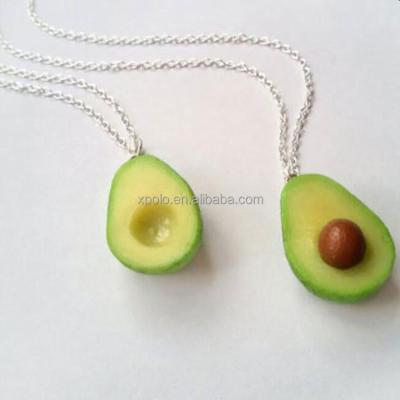 China Fahionable Jewelry 2022 New Fashion High Quality Avocado Necklace Set Jewelry For Best Friend for sale