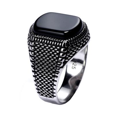 China Fashion Made In China Buy Top Quality 6g Drop Jewelry Men Finger Black Turkish Wiggle Ring for sale