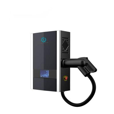 China Certificated CE Design 32A Wallbox 7kw EV Charger Leakage Protection New EV Charging Station for sale