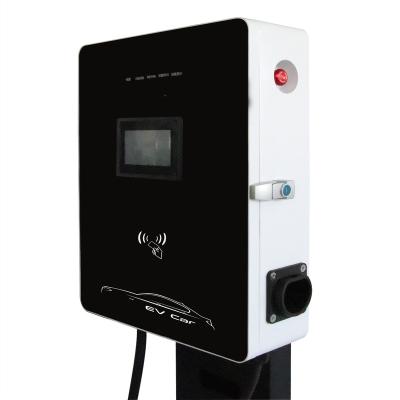 China AC home wallbox level 2 charging station Evse 7kw 11KW 22KW 16 type 1 2 ev fast charger - type 32a - with app for sale