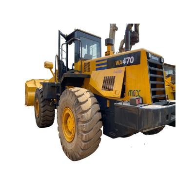 China Second Hand Komatsu WA470 Wheel Loader Skid Loaders 194KW for Construction Works for sale