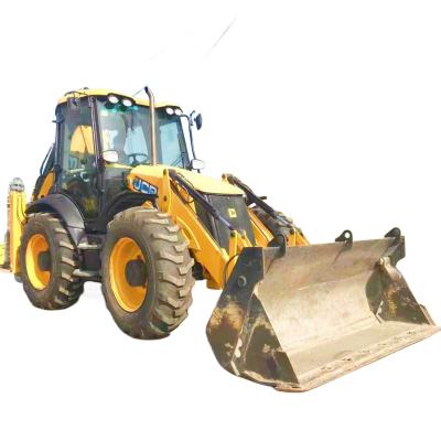 China JCB 4CX Backhoe Loader 15000 KG Hydraulic Machine with Liyuan Hydraulic Cylinder for sale