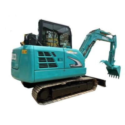 China Used KOBELCO SK60 Mini Excavator with Low Working Hours and Parker Hydraulic Cylinder for sale