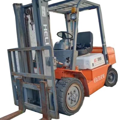 China HELI K35 Electric Small Forklift 3.5 Ton Pallet Lifting Truck CPC Mini Forklift Made for sale