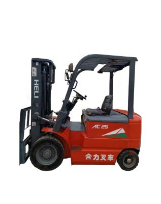 China HELI AC25 Forklift Electric Batteries Lifting Truck Secondhand Lifting on Recommended for sale