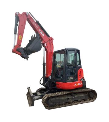 China 35.5kw Kubota KX163 Used Excavator 6ton Mini Hydraulic Crawler Landscaping Digger Sale for sale