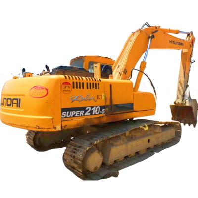 China 20 Ton Hyundai 210-5 Excavator Second Hand Crawler Excavator with 0.8m3 Bucket Capacity for sale