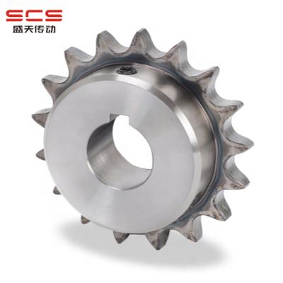 China DIN 8196 Transmission System Sprocket With Keyway And Screw Hole for sale