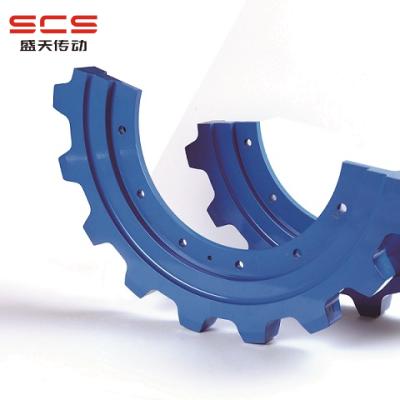 China Cost Effective Painted Transmission System Sprocket For Palm Oil Processing Machinery for sale