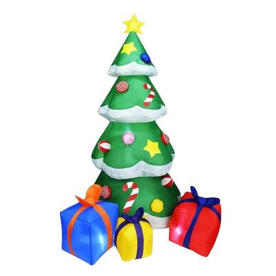 China Fun Free Shipping! 3m Outdoor Inflatable Xmas Event Christmas Tree Decoration For Sale Outdoor Party Event Kits Toy for sale