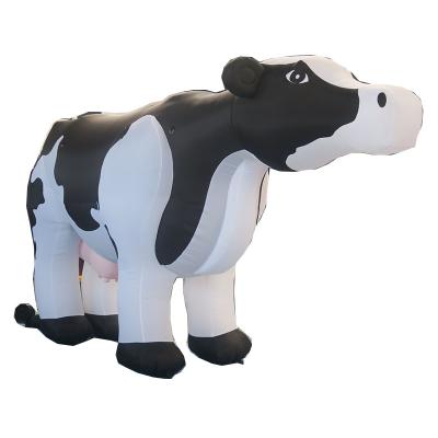 China Fun Free Shipping! 6m Cow Custom Outdoor Inflatable Cow Inflatable Model For Promotion Advertising Inflatable Animal Model for sale