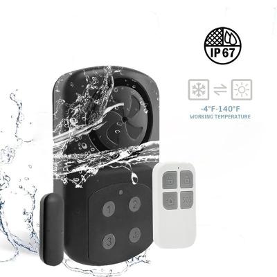 China Door window Swimming pool Waterproof battery keypad alarm 140db sensor pool gate alarm for kids safety for sale