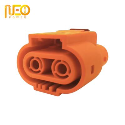 China 2 Pole Plastic Plug Socket Connector High Voltage Interlock HVIL Motor Controller for sale